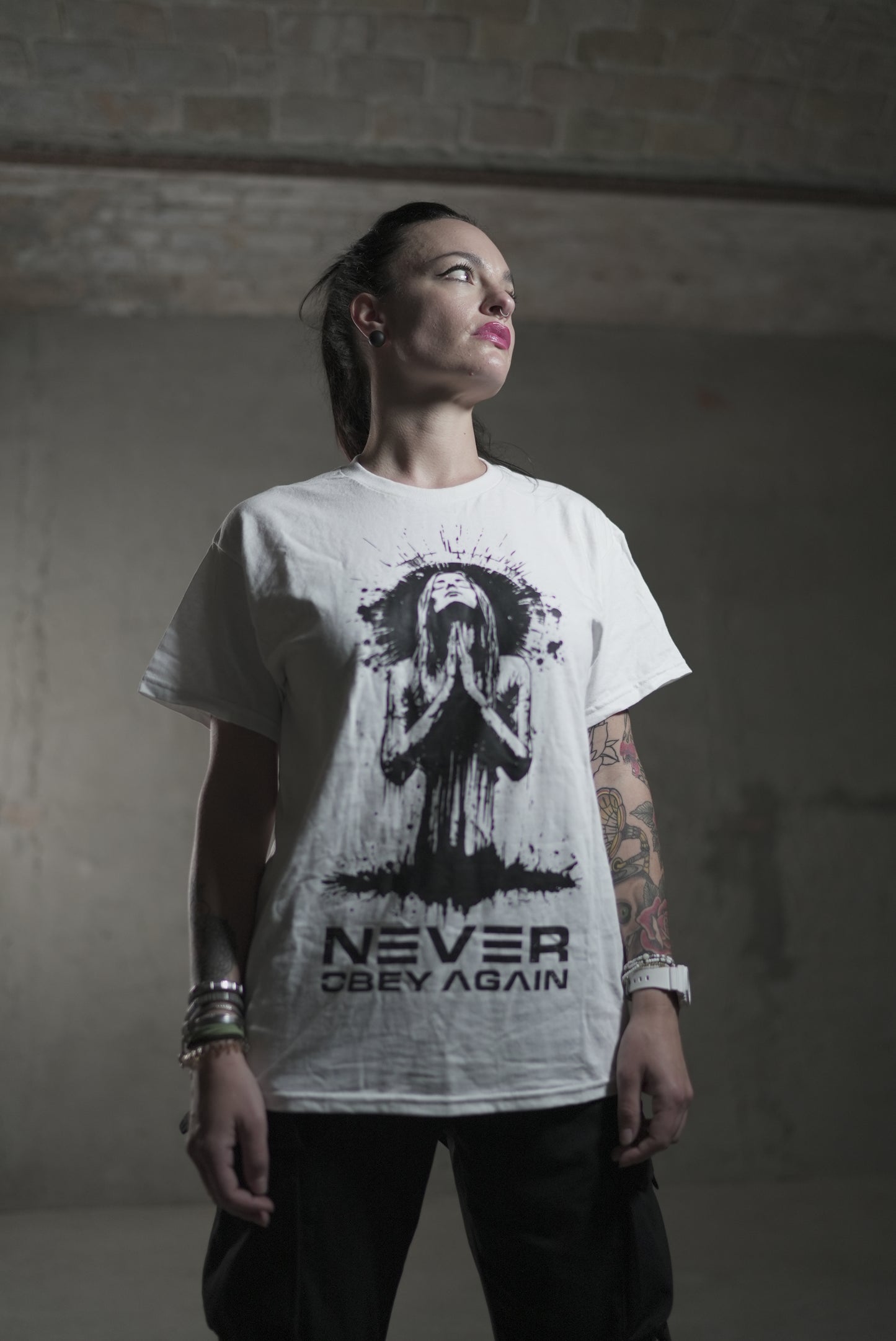 Ascended Woman White Tee Unisex