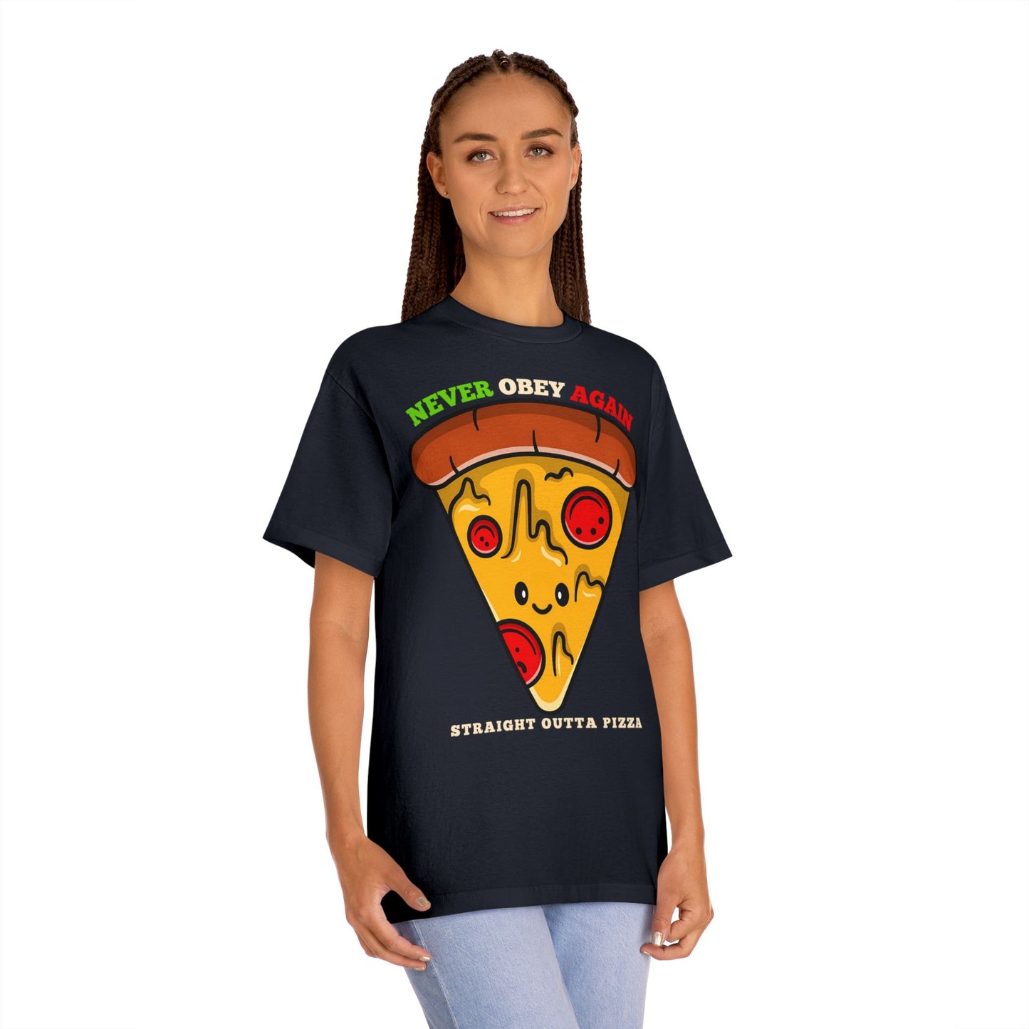 "Pizza Lover's" Black Tee Unisex