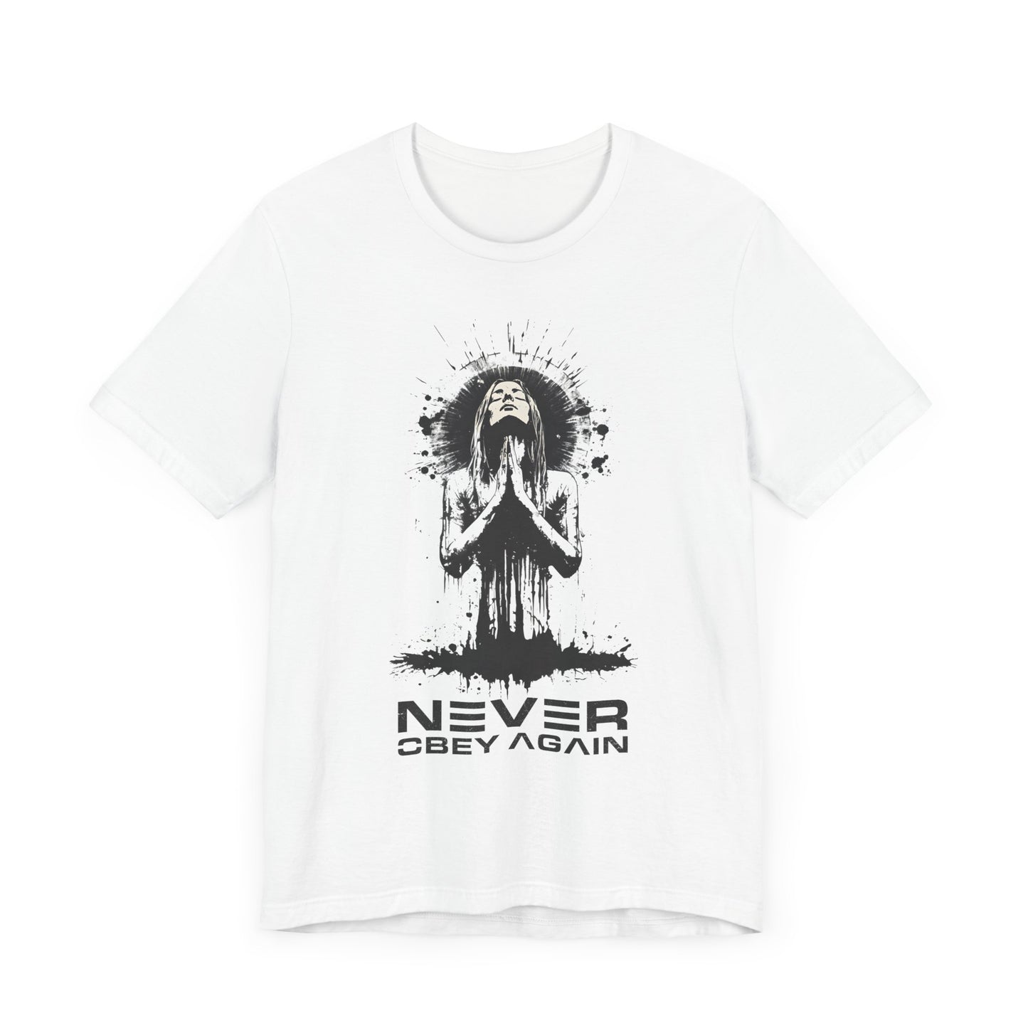 Ascended Woman White Tee Unisex EU