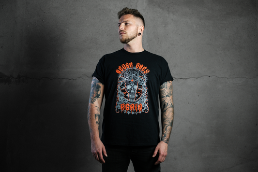 "Broken Face" Black Tee Unisex EU