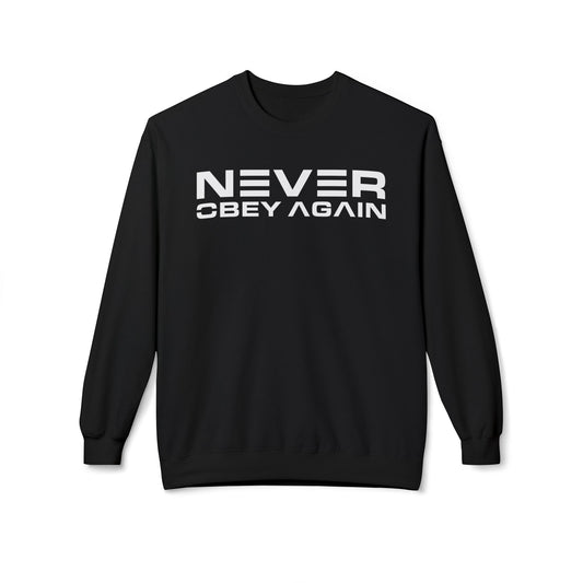 Minimal Black Sweatshirt Unisex